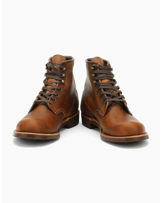 Red Wing Brown Blacksmith Copper Boots for men