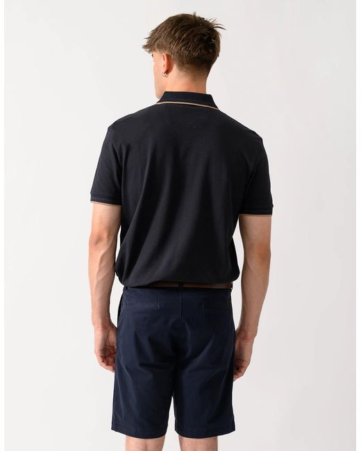 Boss Black Boss Paddy Cotton-Piqué Polo Shirt With Contrast Logo for men