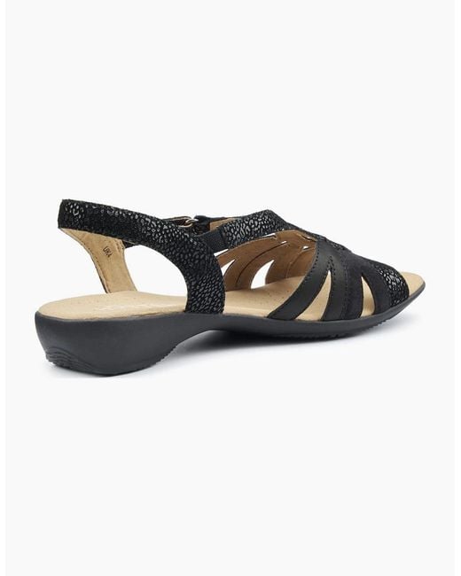 Hotter Multicolor Flare Sandals