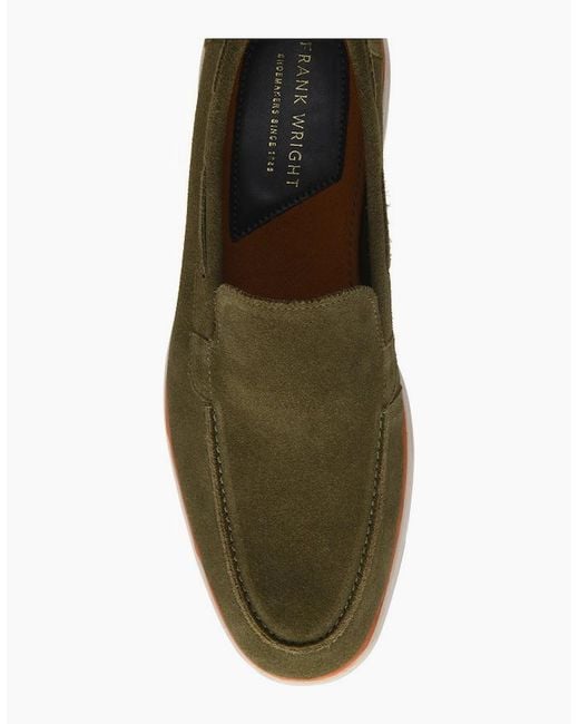 Frank Wright Green Simmons Ii Loafers for men
