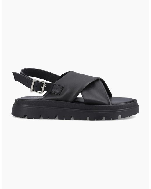 Hush Puppies Black Lara Sandals