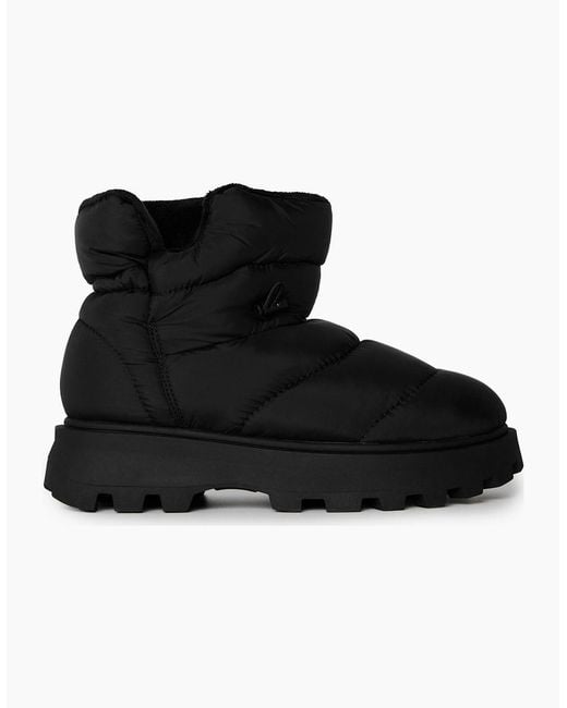 Steve Madden Black Snowy Snow Boots
