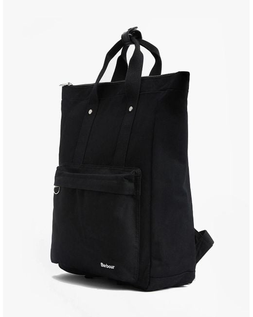 Barbour Black Olivia Backpack