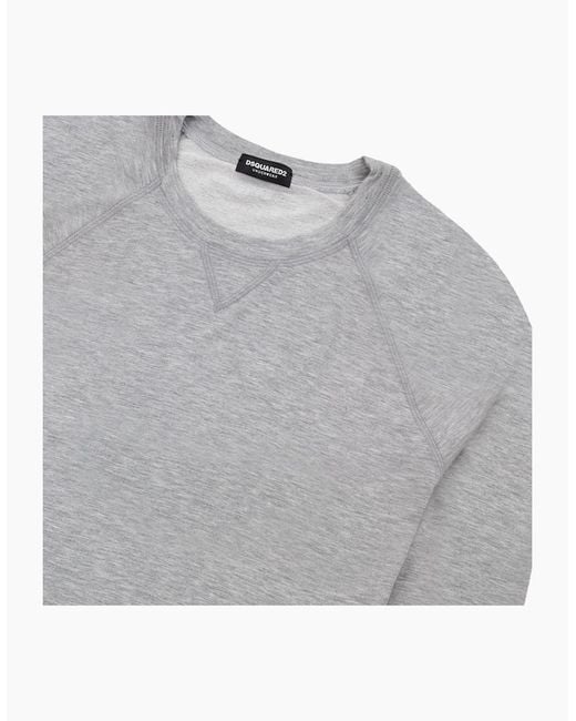 DSquared² Gray Light Weight Stretchy Top for men