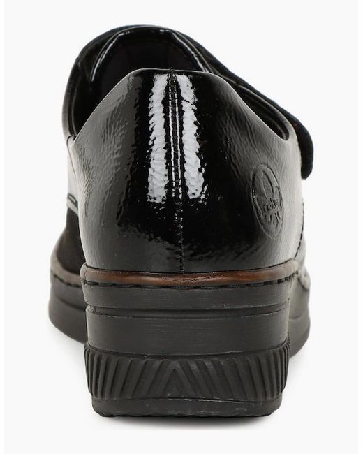Rieker Black Leaves Shoes