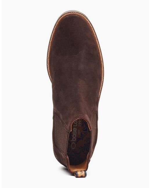 Base London Brown Sussex Chelsea Boots for men