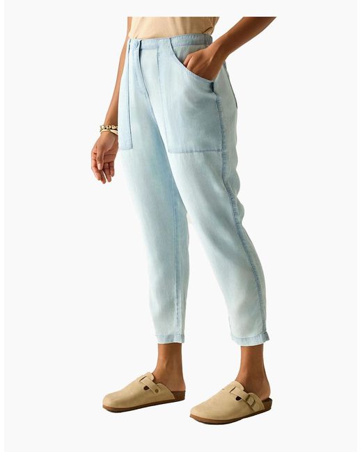 Regatta Blue Ladies Shorebella Capri Trousers