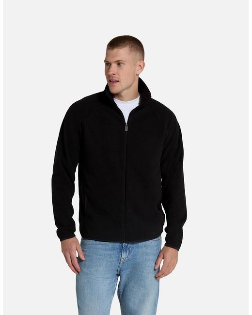 Mountain Warehouse Black Stockholm Full Zip Fleece Jacket for men