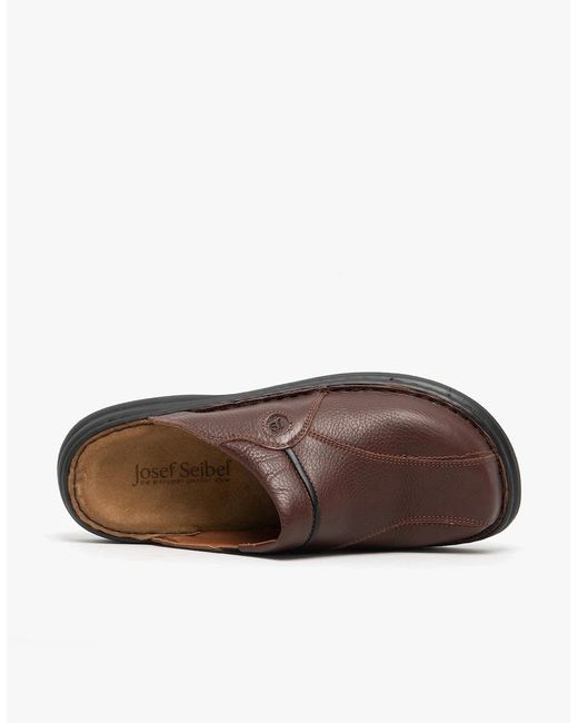 Josef Seibel Brown Klaus Leather Mule Brasil for men