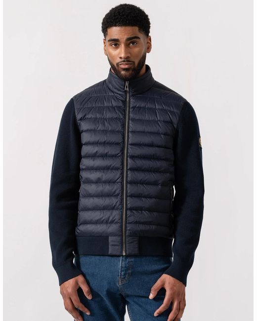 Belstaff Blue Control Hybrid Jacket for men
