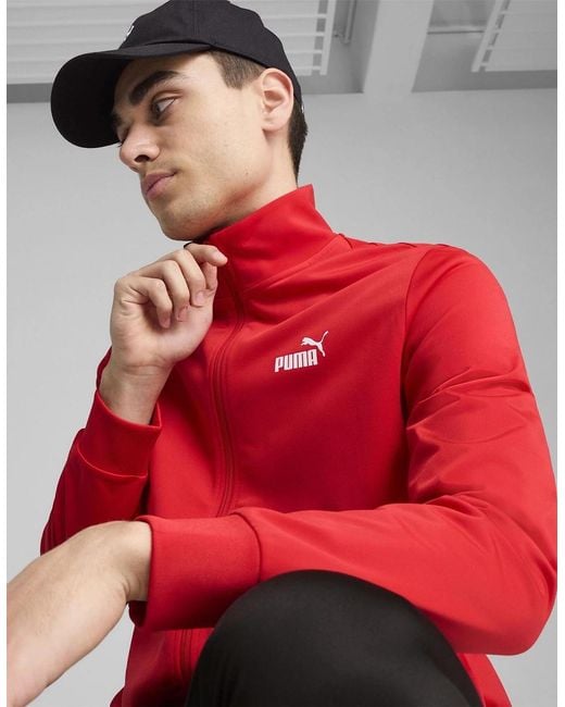 PUMA Red Ess Poly Suit Cl Tracksuit for men