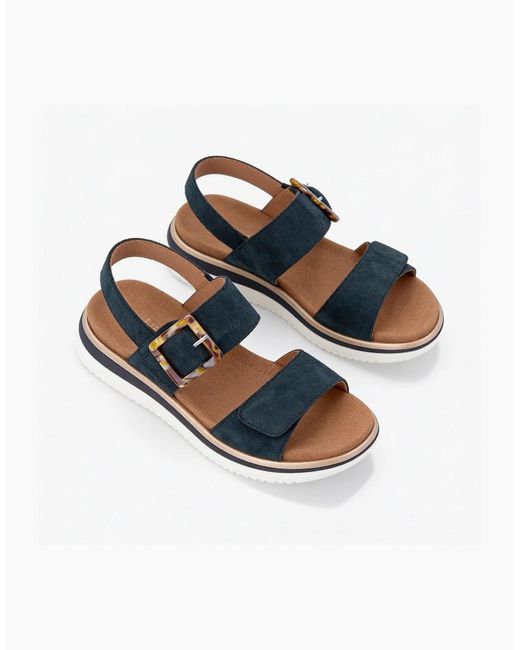 Remonte Blue D1J62 Ankle Strap Sandals