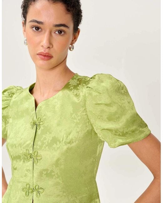 OMNES Green Lorelai Blouse