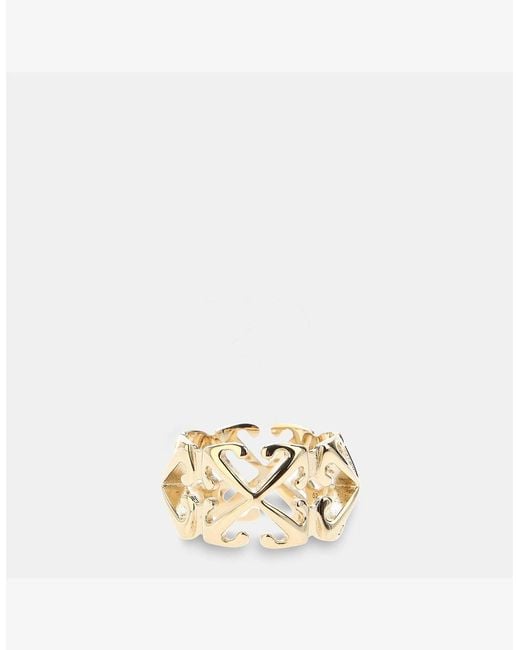 Off-White c/o Virgil Abloh Metallic Off Arrow Ring