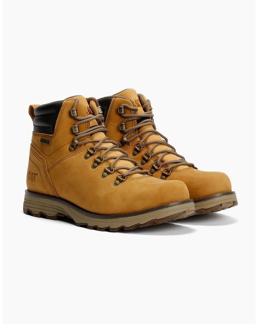 Caterpillar Brown Sire Waterproof P720691 Honey Reset Boots for men