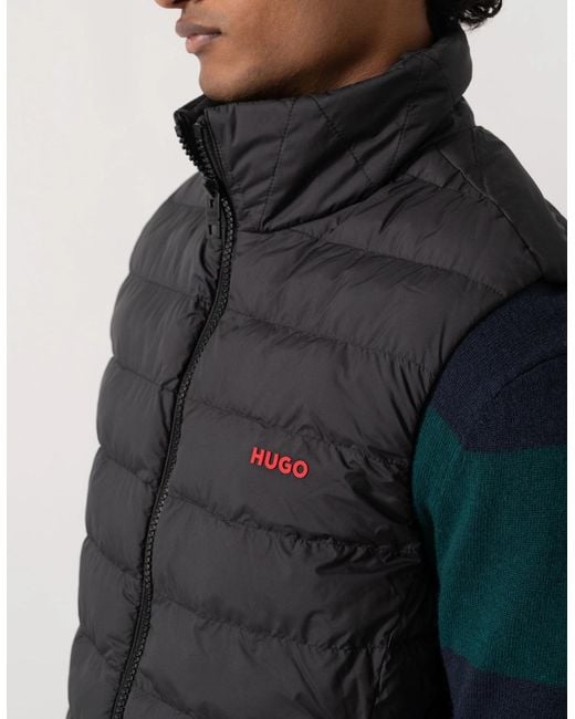 Boss Blue Hugo Banks2641 Padded Gilet for men