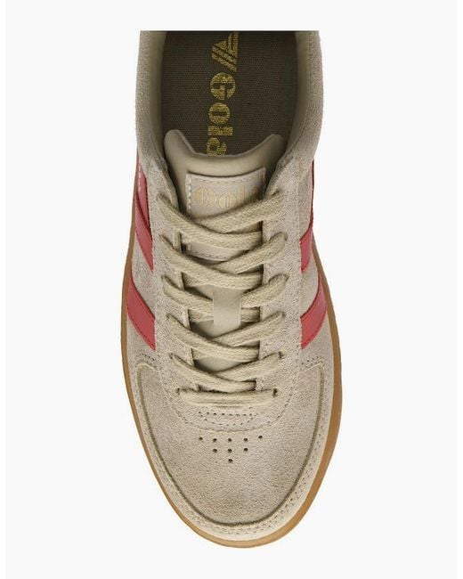 Gola Brown Grandslam Suede Trainers