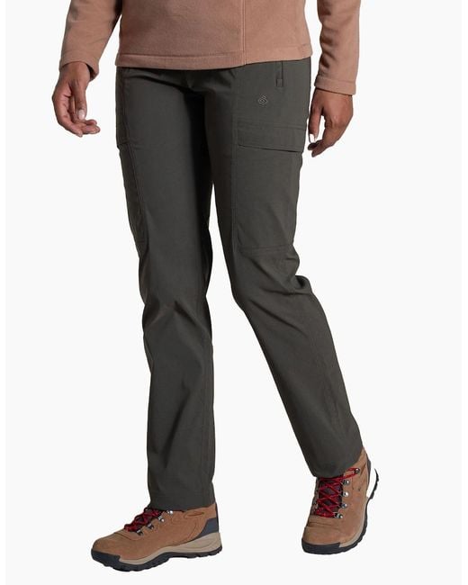 Craghoppers Gray Ladies Kiwi Pro Cargo Trousers