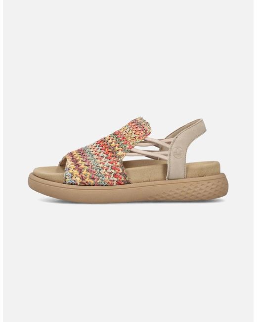 Rieker White V1541-90 Sandals