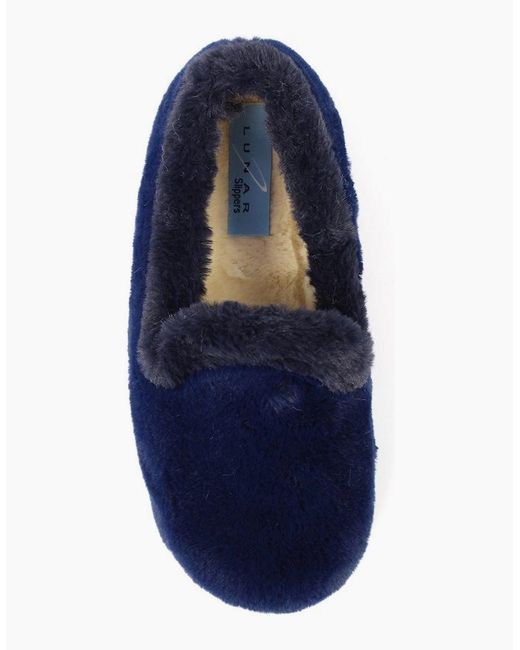 Lunar Blue Bella Slippers