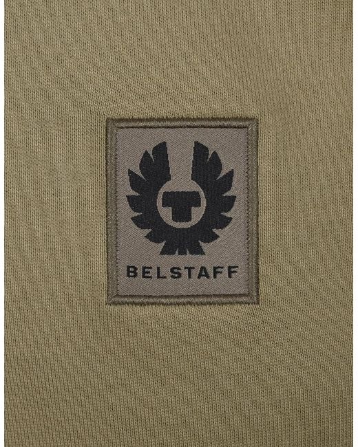Belstaff Green Half Zip Sweatshirt Fatigue for men