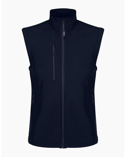 Regatta Black Professional Softshell Recycled Body Warmer for men
