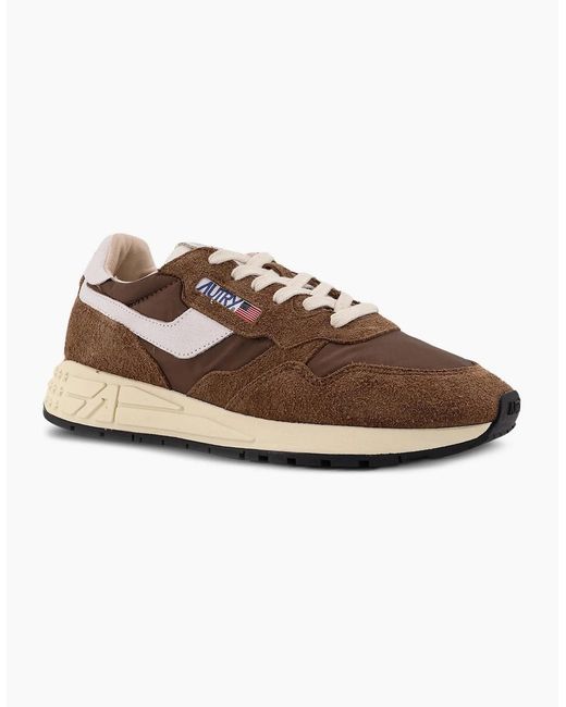 Autry Brown Reelwind Low Nc39 Sneakers for men