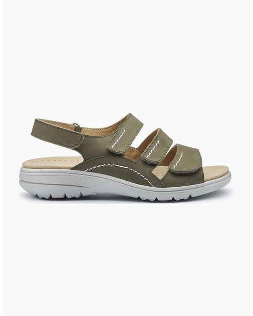 Hotter Gray Abigail Sandals