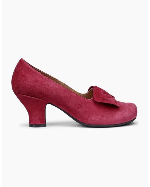 Hotter Red Donna Extra Wide Court Shoes