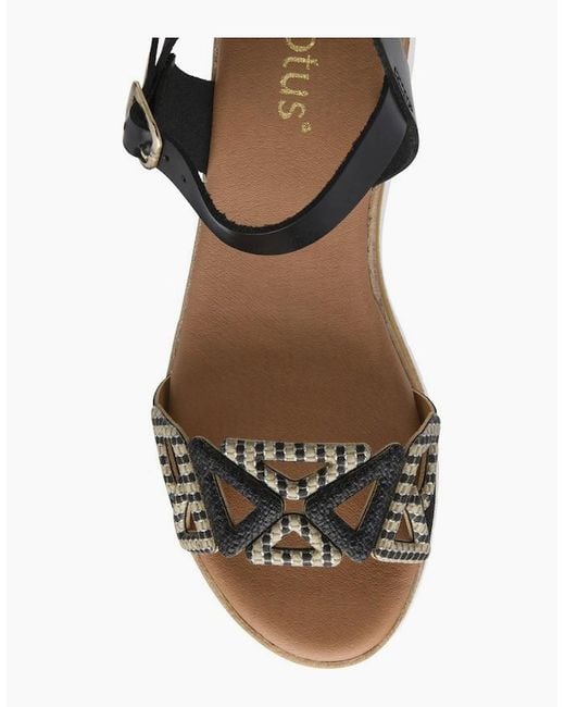 Lotus Black Ariah Sandals