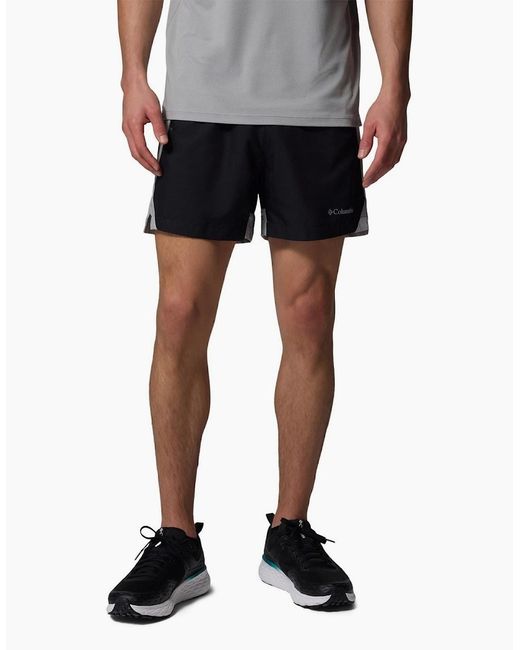 Columbia Black Three Pitch Shorts for men