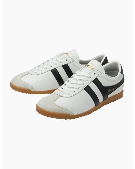 Gola White Bullet Leather Trainers