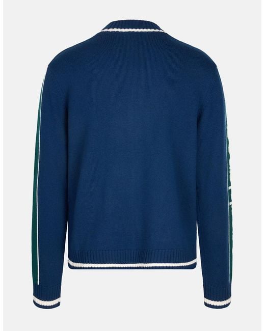 Casablanca Blue Pyramid Jacquard Jacket for men