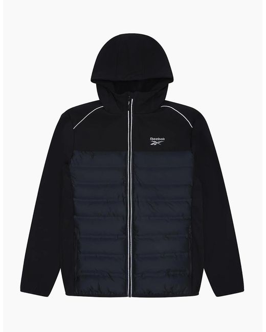 Reebok Blue Herston Hybrid Jacket for men