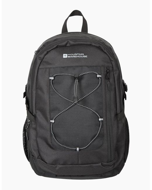 Mountain Warehouse Black Peregrine Logo Backpack for men
