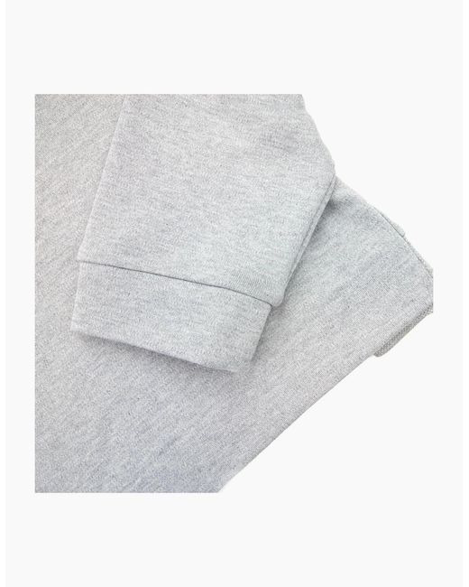 Boss White Salbo Curved Logo Sweatshirt 059 for men