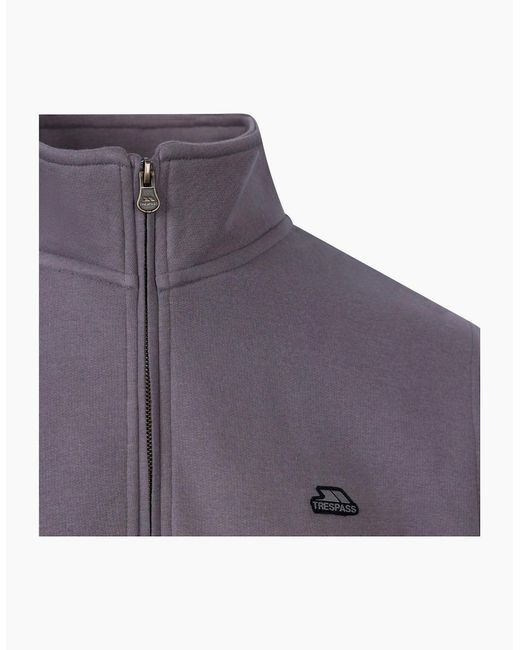 Trespass Purple Shannonton Sweatshirt for men