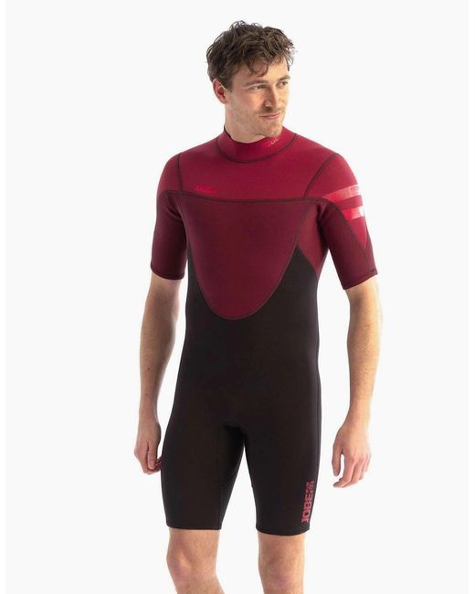 Jobe Red Perth Shorty 3 for men