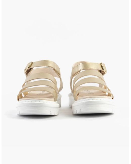 Heavenly Feet Metallic Saffron Sandals