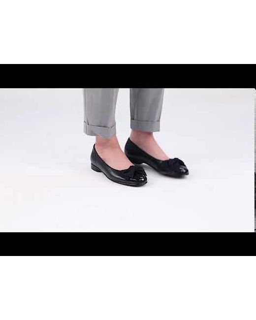 Gabor Blue Amy Ballerina Pumps