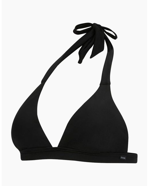 Regatta Black Ladies Lovina Plain Halter Neck Bikini Top