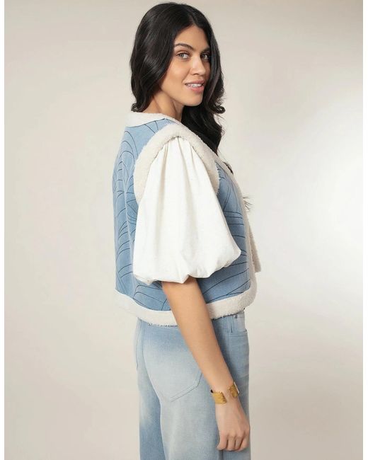 Nooki Design Blue Sommer Denim Gilet
