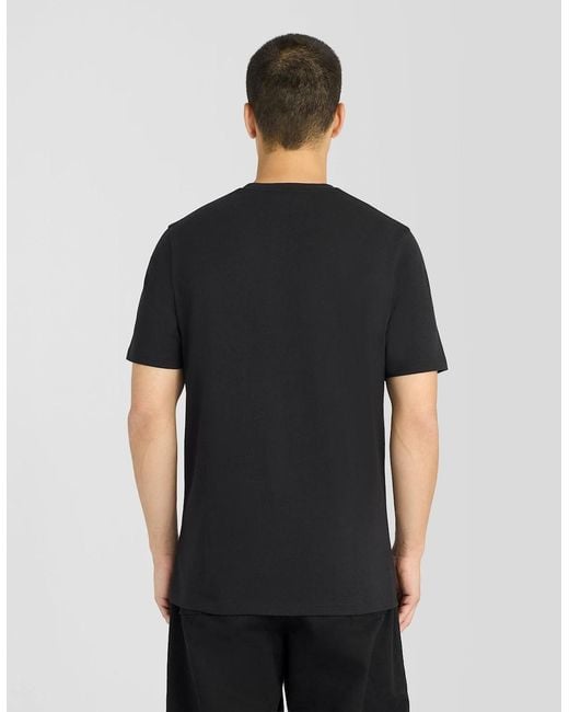 Lyle & Scott Black Relaxed Cotton T-Shirt for men