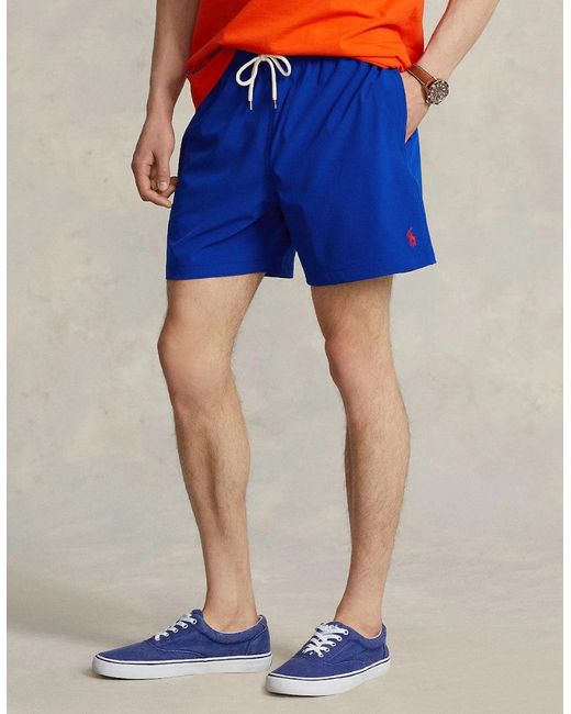 Polo Ralph Lauren Blue Traveller Swim Shorts 003 Rugby Royal for men