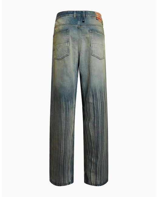 DIESEL Blue 2001 D Macro U Wide Leg Jeans for men
