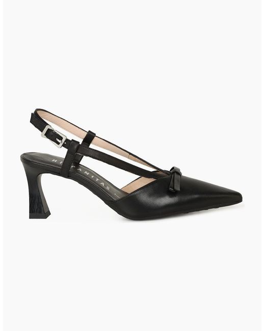 Hispanitas Black Giorgia Open Court Shoes