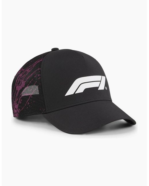 PUMA Black F1 Color S Trucker Cap for men