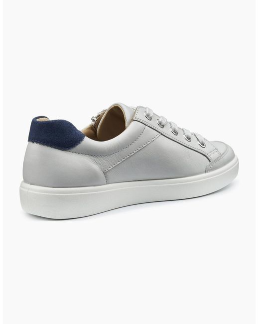 Hotter White Chase Ii Extra Wide Fit Trainers