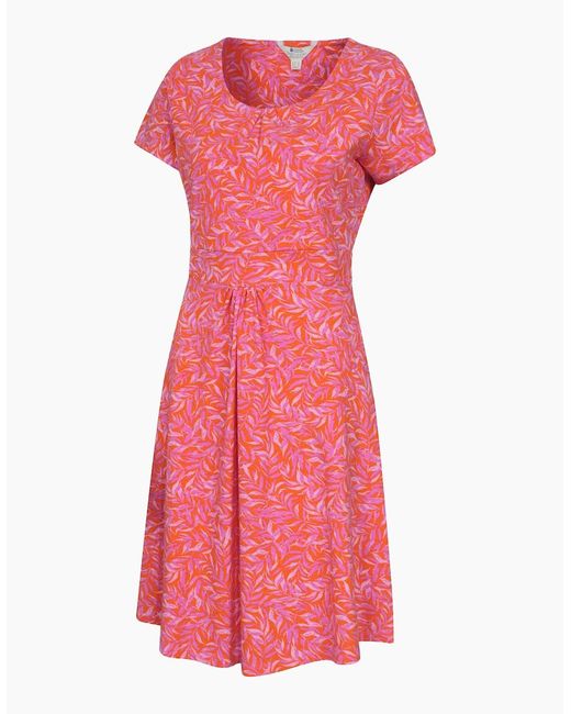 Mountain Warehouse Pink Ladies Orchid Leaves Dress