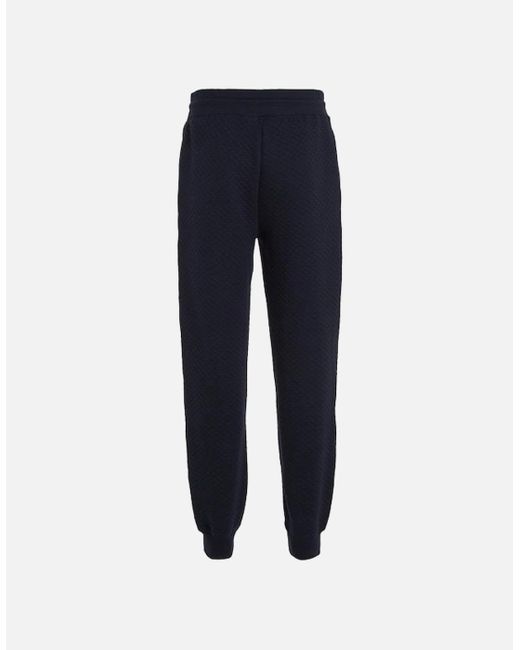 Tommy Hilfiger Blue Premium Quilted Tracksuit Jogging Bottoms for men